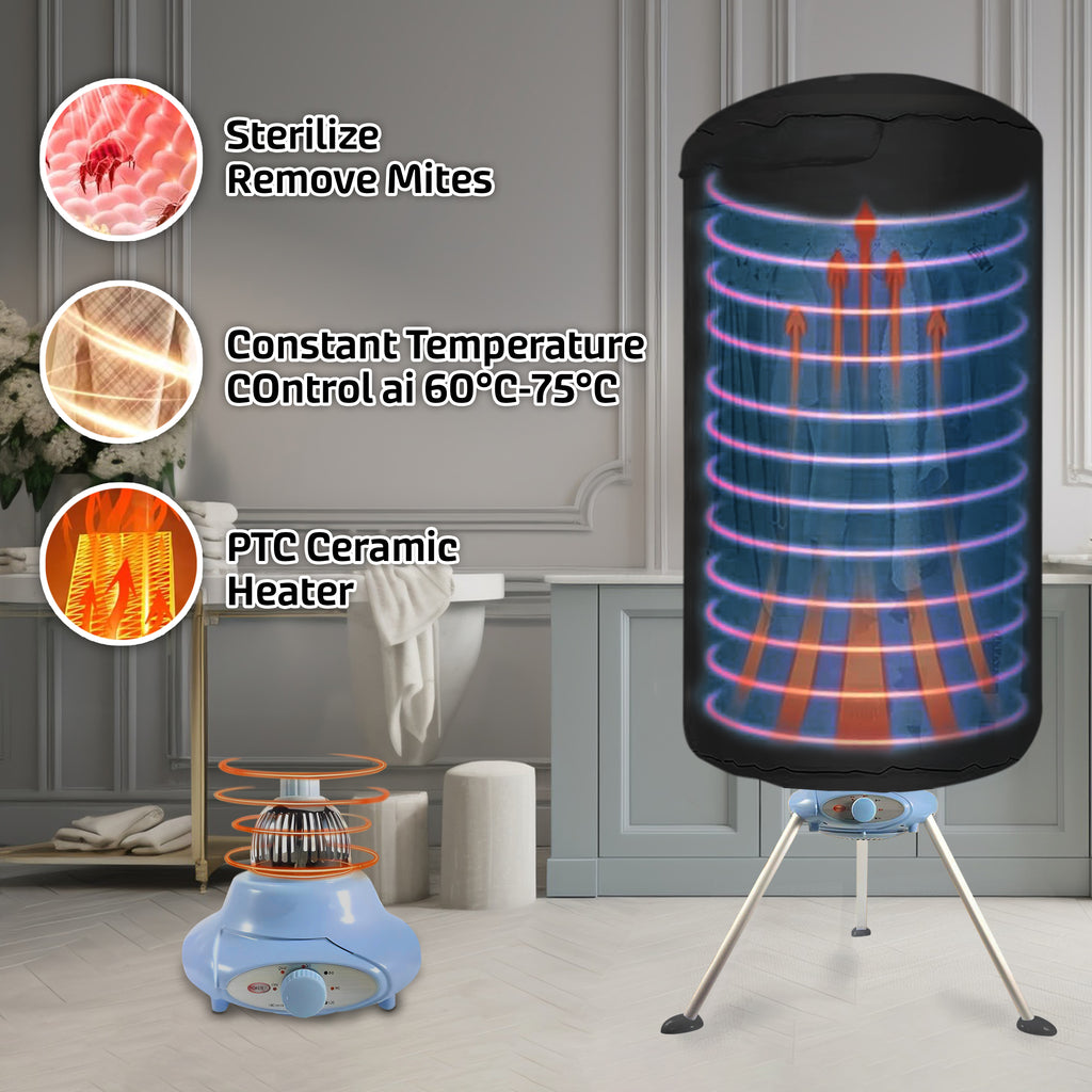 ELECTRIC CLOTHES DRYER 15KG - BLACK