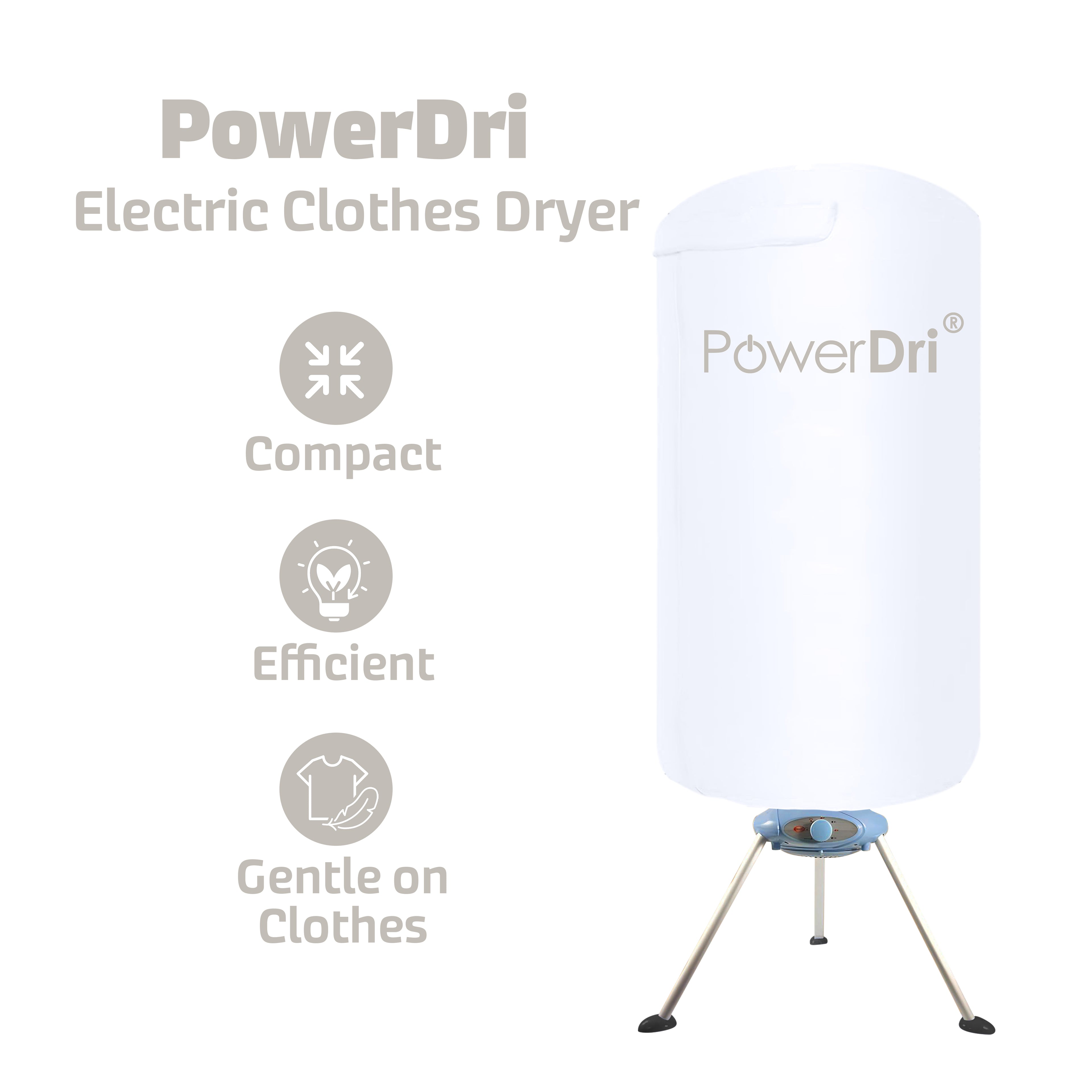 ELECTRIC CLOTHES DRYER 15KG- WHITE